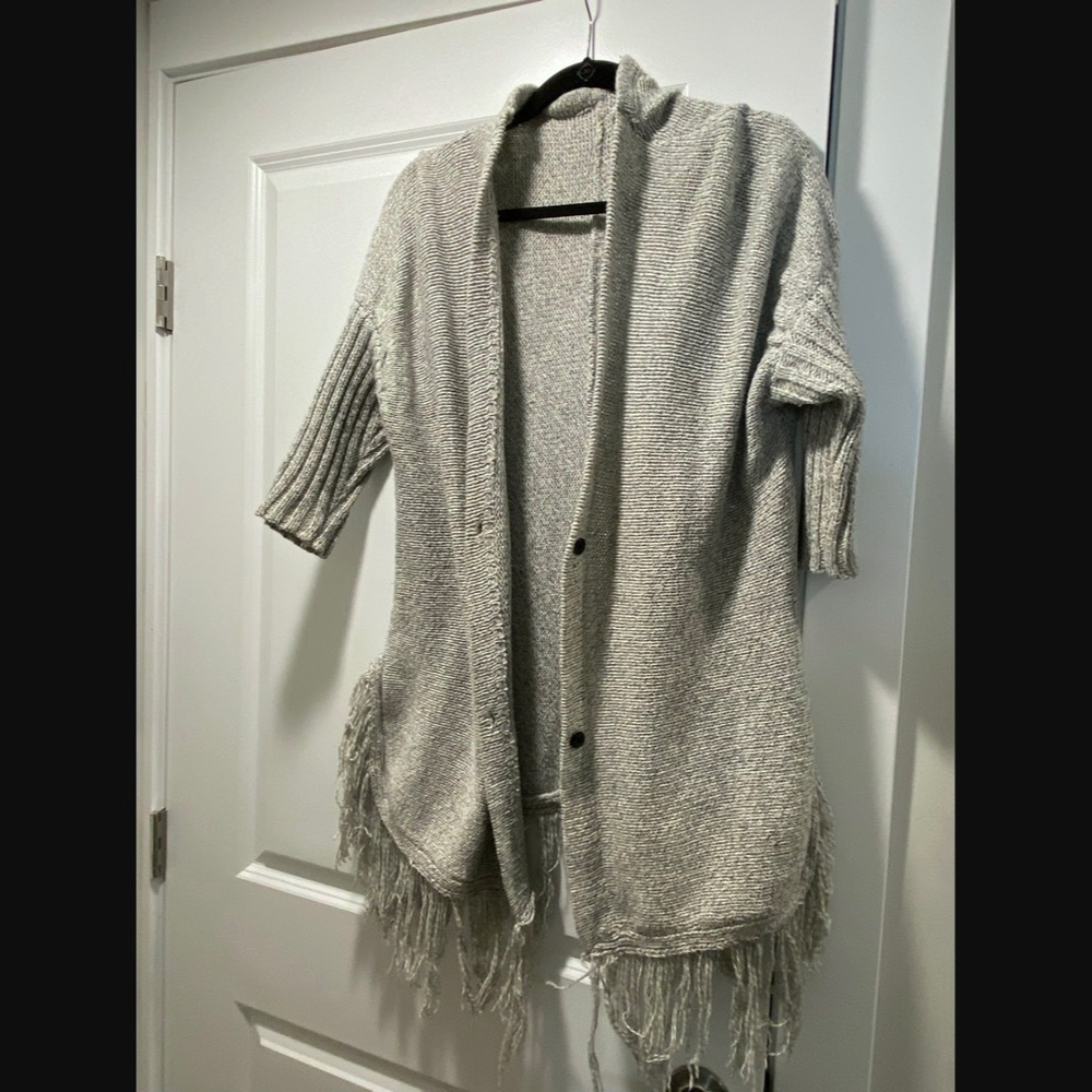 Boutique Fringe Cardigan